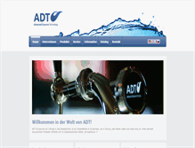 Tablet Screenshot of adt-europe.com